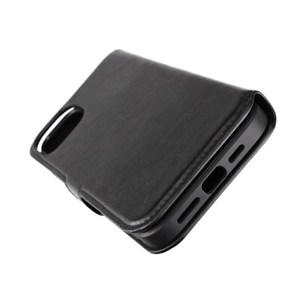iPhone 15 Plus Plånboksfodral Magnet Rvelon - Svart