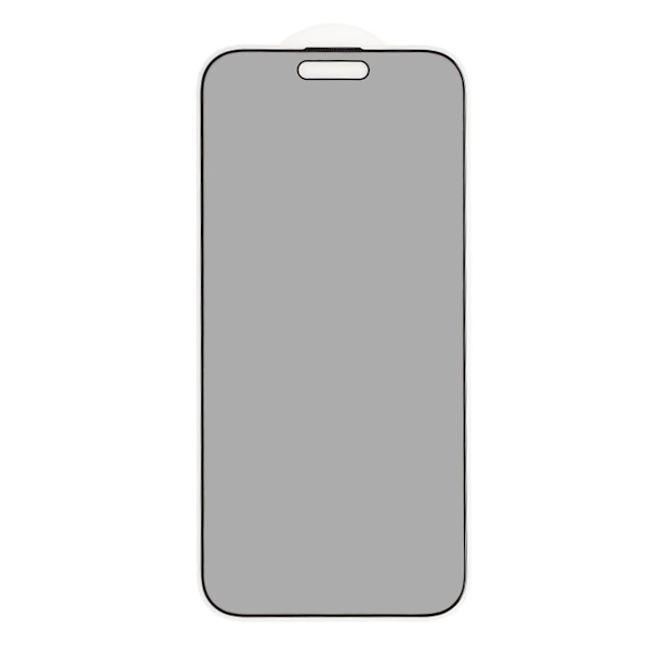 Screen Protector iPhone 16 Pro and 17 Privacy Tempered Glass - Black - bulk