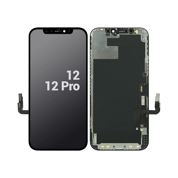 iPhone 12/12 Pro In-Cell LCD Skärm Svart