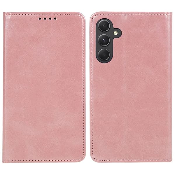 Samsung Galaxy A55 5G Wallet Cover PU-leather - Pink