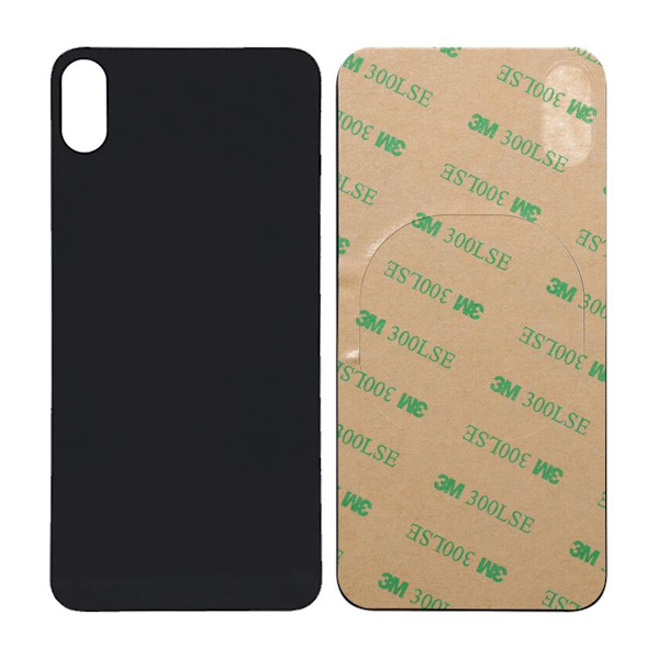 iPhone XS Back Glass with Adhesive Tape - Black