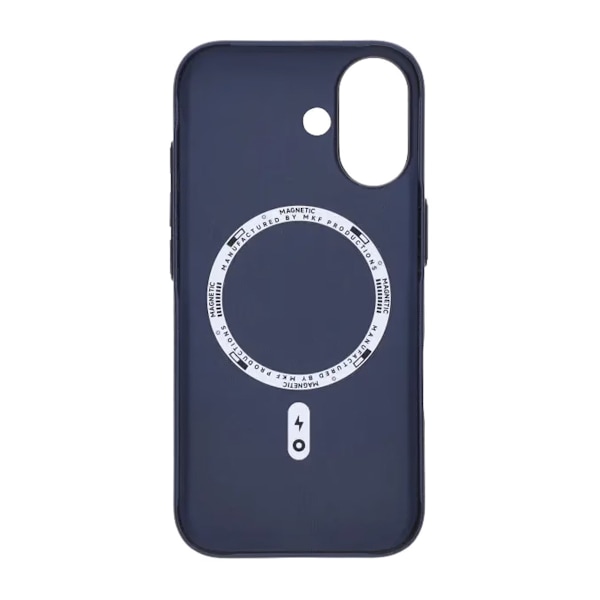 Corrugated Rock Sand Magnetic Case - iPhone 17 Blue