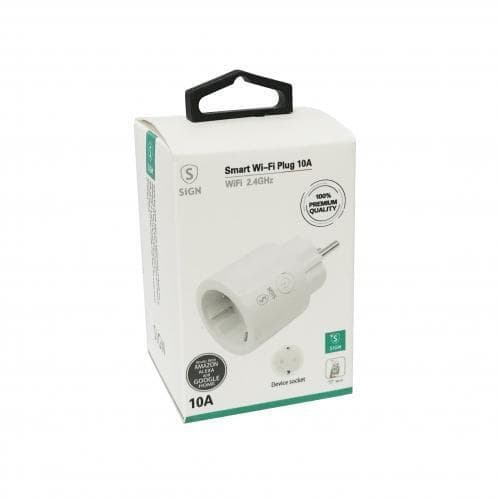 SiGN Smart Home Smart Plug WiFi 10A Svart