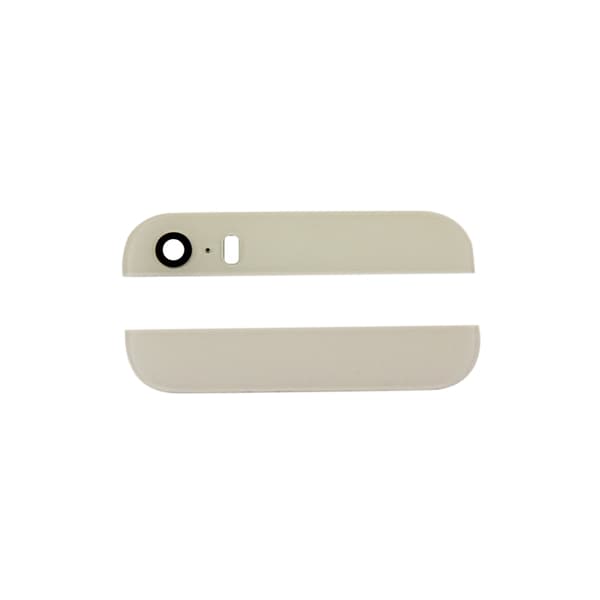 iPhone 5 and 5S Lower and Upper Frame Glass - White
