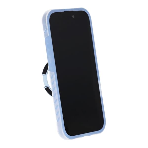 Armor Matte Frosted Magnetic Case with 360° Rotatable Kickstand - iPhone 16 Pro Max Blue