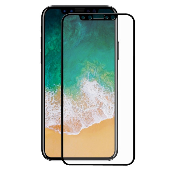 HAT PRINCE Screen Protection for iPhone X/XS Full Coverage  - Black
