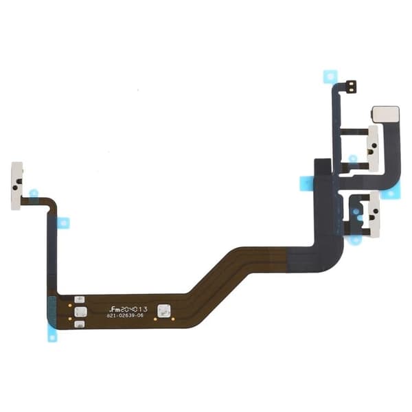 Original iPhone 12 Flexkabel för Strömknapp & Volymknapp Svart