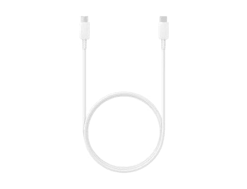Original Samsung USB-C till USB-C-kabel 5A - 1M - Vit Svart