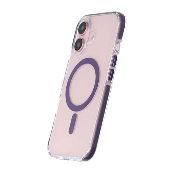 iPhone 16 Plus Mobile Case Magnet Double Protection - Purple