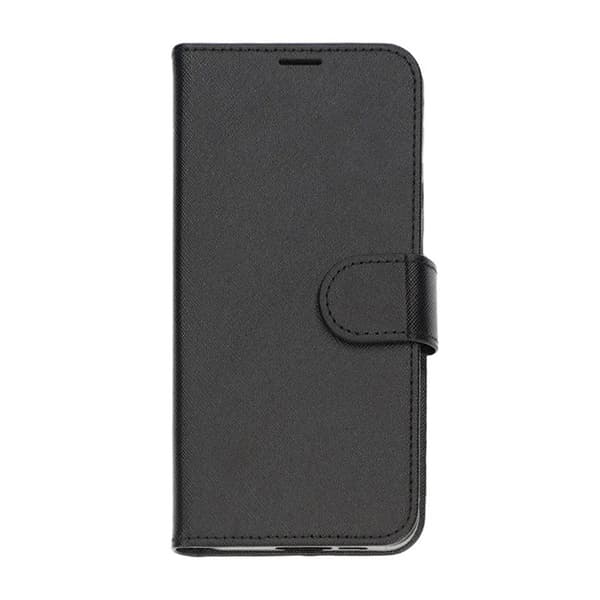 Flip Stand Leather Wallet Case for Samsung Galaxy A55 Black