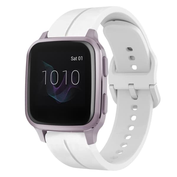 Garmin Venu SQ Silicone Watch Band - White