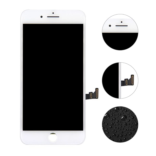 iPhone 8 Plus LCD Skärm DTP - Vit