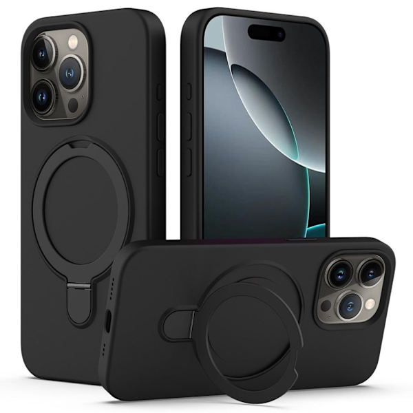 iPhone 16 Pro Case MagSafe Kickstand - Black