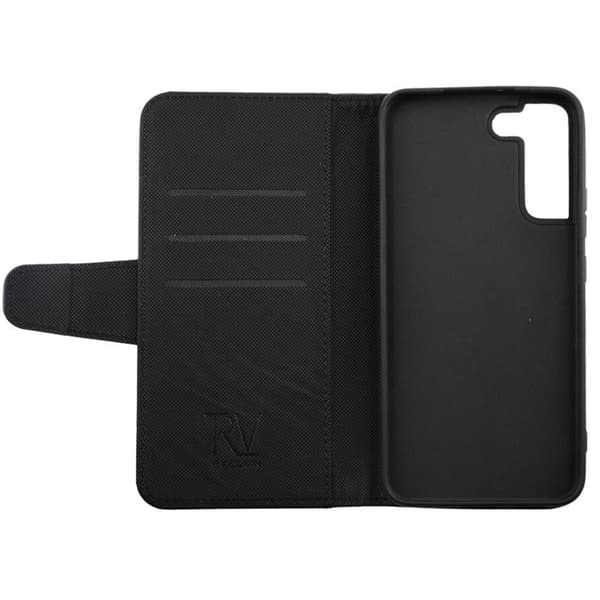 Samsung Galaxy S22 Plus Plånboksfodral med Extra Kortfack Rvelon - Svart