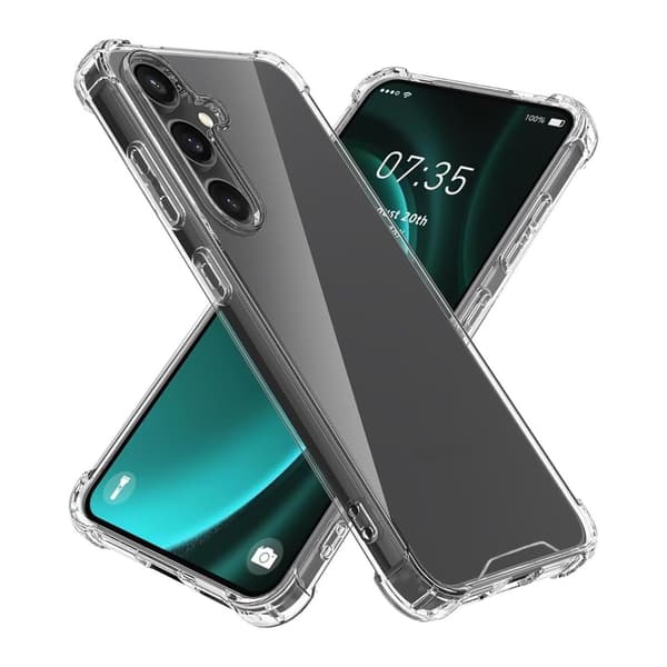 Samsung Galaxy S24 FE Mobile Case Shockproof - Transparent