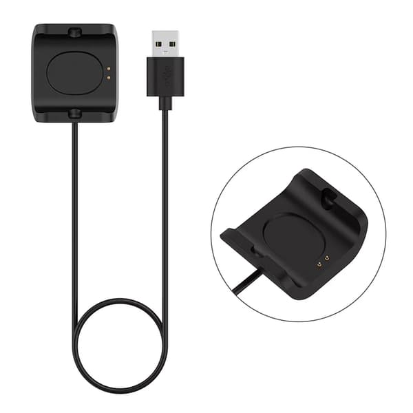 Laddkabel 2 Pin USB för Amazfit Bip S/A1805/A1916 - Stående