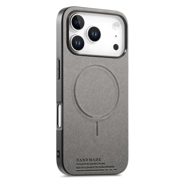 iPhone 18 Pro Max/17 Pro Max MagSafe Case with Textile Back - Gray
