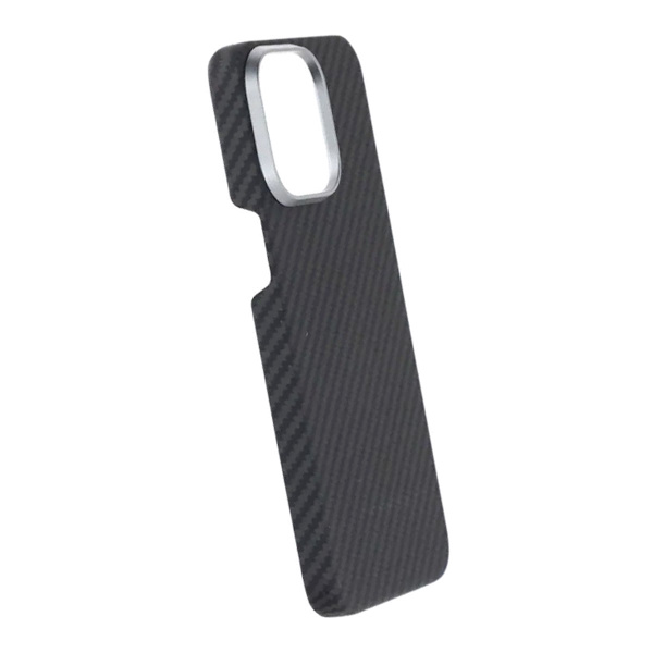 Kevlar Woven Magnetic Case - iPhone 15 Pro Max Black Thick Weave
