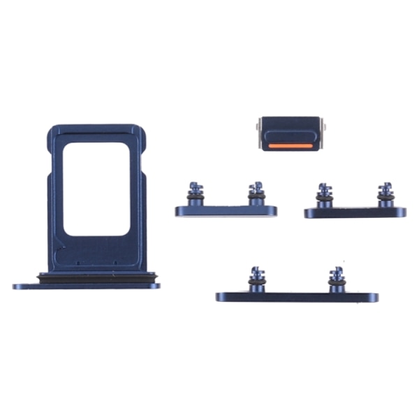 iPhone 13 Sim card holder (Dual) + Side buttons - Blue