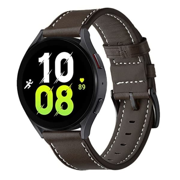 Garmin Forerunner 265 / 255 / Vivoactive 4 / Venu 2 Leather Watch Band - Brown