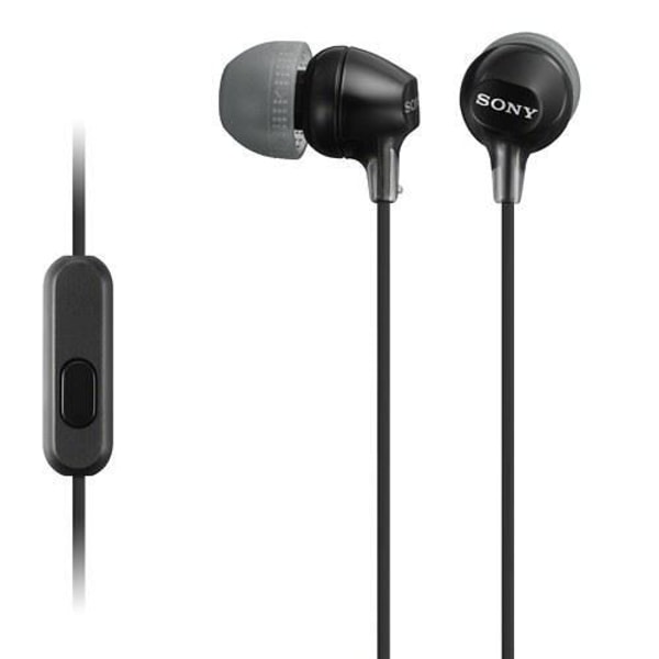 Original Sony in-ear hörlurar MDR-EX15APBC - Svart