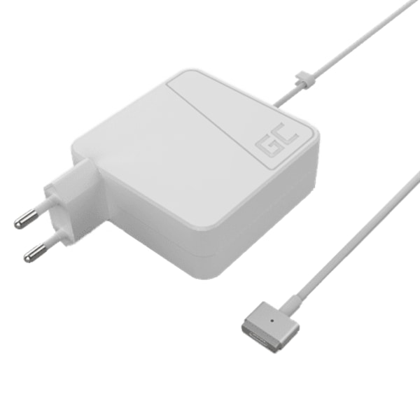 Green Cell Macbook Laddare 60W, MagSafe 2, 3.65A – Vit
