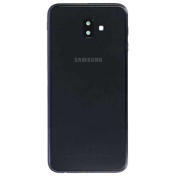 Samsung Galaxy J6 Plus Baksida med tejp - Svart