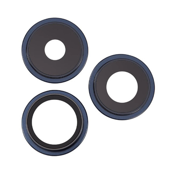 iPhone 15 Pro Back Camera Lens + Bracket Blue