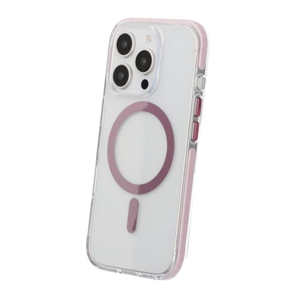 iPhone 16 Pro Max Mobile Case Magnet Double Protection - Pink