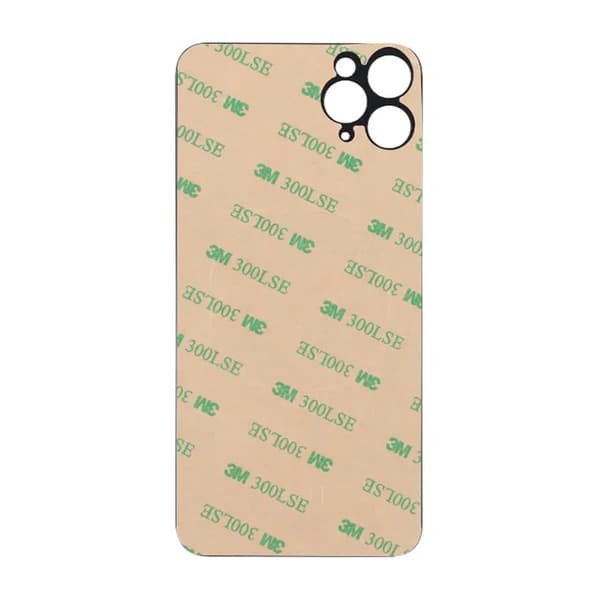 IPhone 11 Pro Max Back Glass with Adhesive Tape - Black