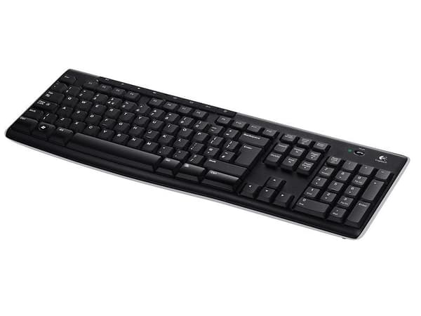 Logitech Wireless Keyboard K270 (Nordisk) - Original - Svart Svart