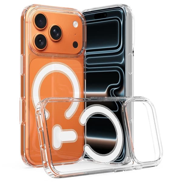 Shockproof MagSafe Case iPhone 18 Pro Max, iPhone 17 Pro Max - Transparent
