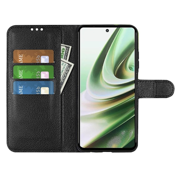 OnePlus Nord 3 5G Plånboksfodral med Stativ - Svart