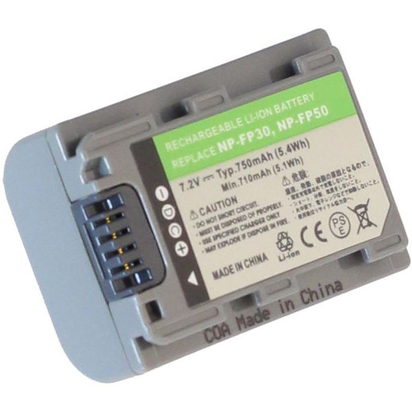 Battery for NP-FP50 replacement battery