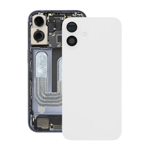 iPhone 16 Plus Back Glass Complete OEM - White