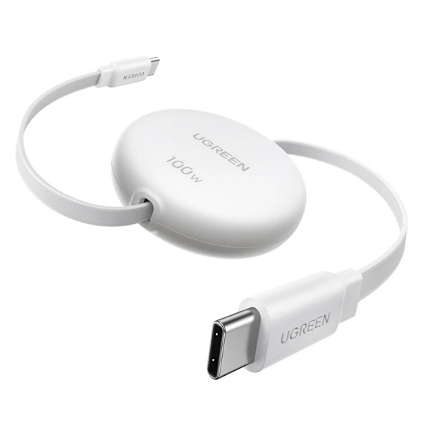 UGREEN USB-C do USB-C PD fast charging extendable cable 100W – White