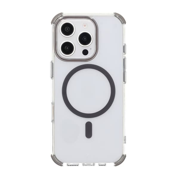 iPhone 16 Pro Rvelon Mobile Case Magnet with Edge Protection - Gray