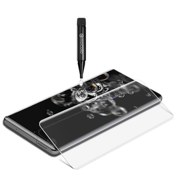 Samsung Galaxy S20 Plus MOCOLO UV Skärmskydd i 3D Härdat Glas Svart