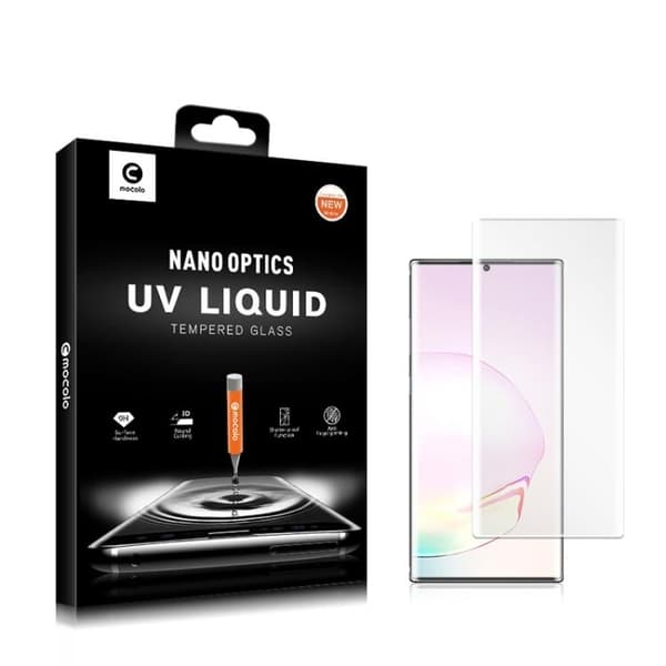 Samsung Galaxy Note 20 MOCOLO UV Skärmskydd i 3D Härdat Glas Svart