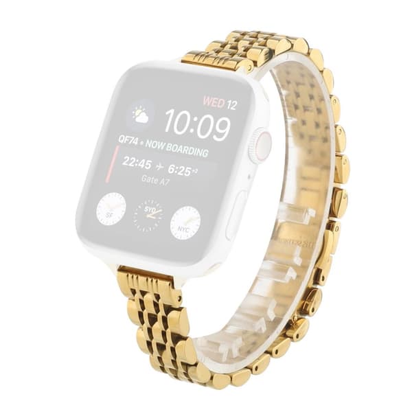Apple Watch 38/40/41/42mm Bead Watch Strap Stainless Steel - Gold