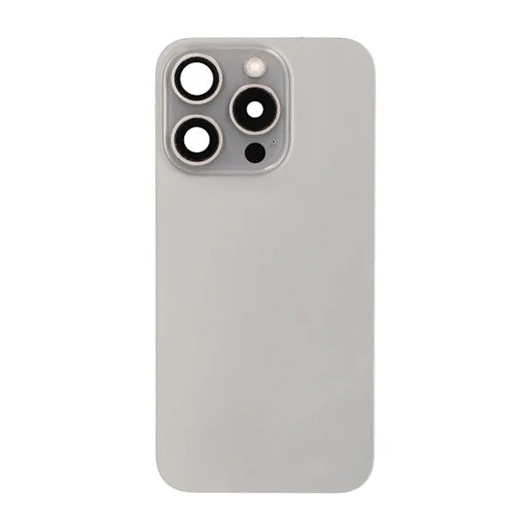 iPhone 15 Pro Back Glass Complete OEM - Natural Titanium
