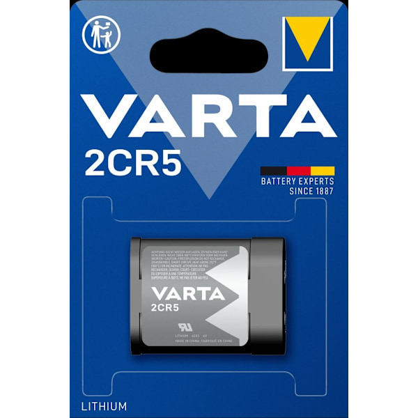 VARTA Lithium Cylindrical battery 2CR5