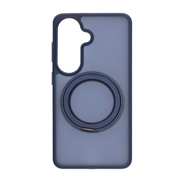 Matte case 360 rotating bracket Mobile Phone Case For Samsung S26 Blue