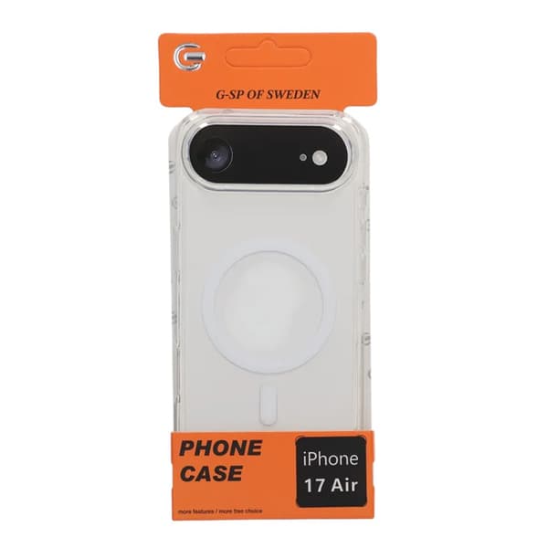 TPU Mobile Case with Magsafe for iPhone Air - Transparent White