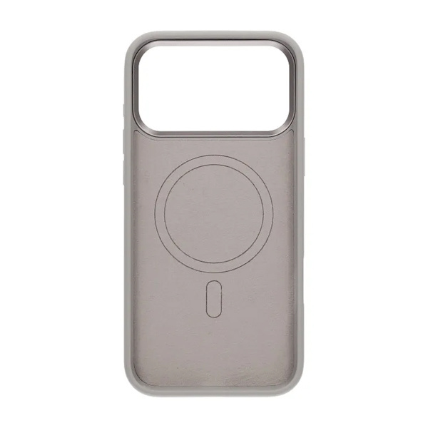 Mobile Case Silicone with Magsafe for iPhone 17 Pro Max - Light Gray