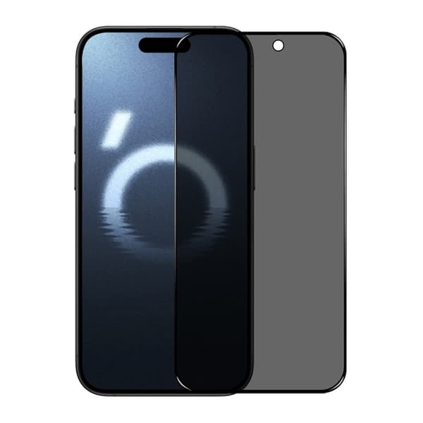 Screen Protector for iPhone 16 Pro Max – Full Cover Privacy Tempered Glass Rv packing no instlation frame