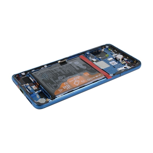 Huawei P40 Skärm med LCD Display + Batteri Original - Blå