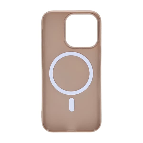Glossy design Magnetic Case For iPhone 16 Pro Gold