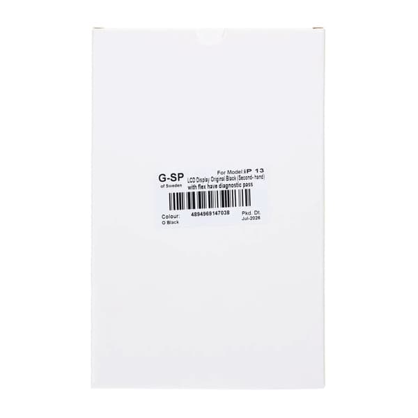 iPhone 13 LCD Display Original Black (Second- hand) with flex have diagnostic pass