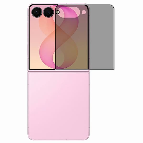 RURIHAI Samsung Galaxy Z Flip8 Privacy Screen Protector - Transparent